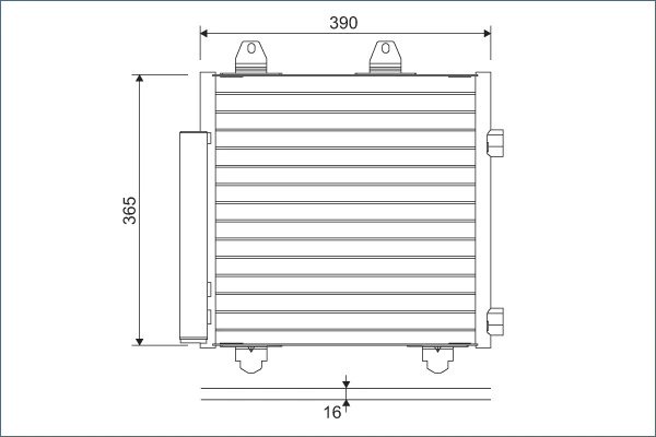 Condenser, air conditioning 822577