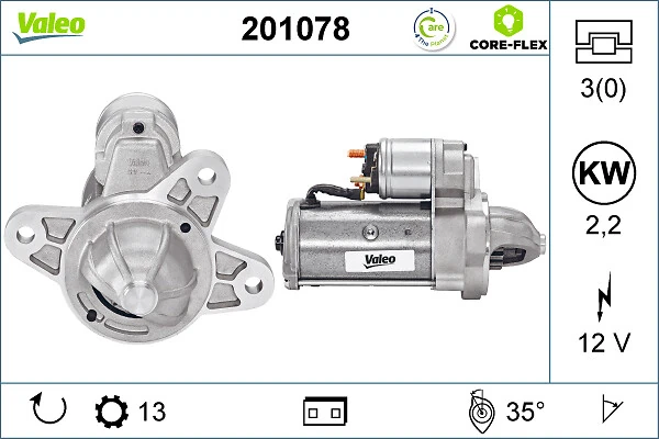 VALEO 201078 Starter