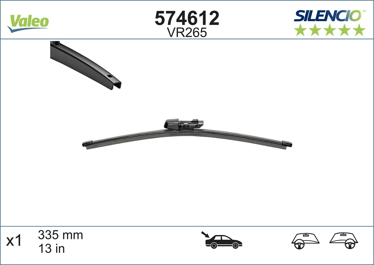 Wiper Blade SILENCIO REAR 574612