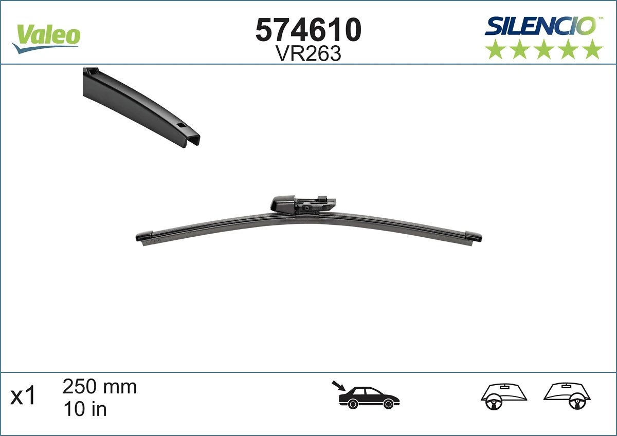 Wiper Blade SILENCIO REAR 574610