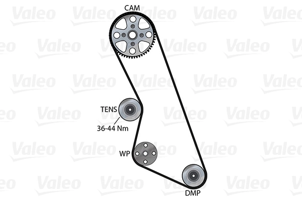 VALEO 614681 Water Pump & Timing Belt Kit