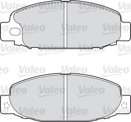 VALEO 598588 Brake Pad Set, disc brake