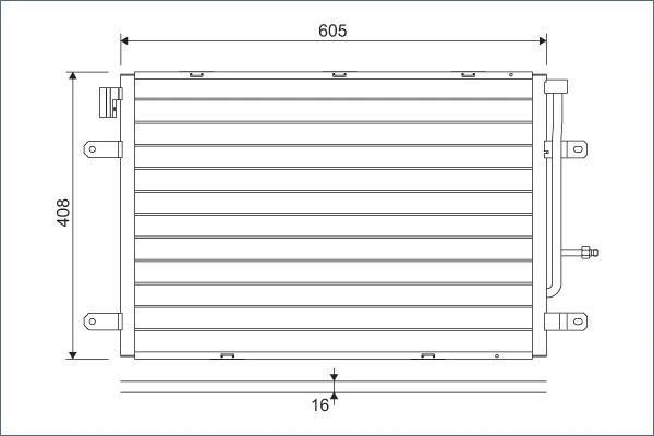 Condenser, air conditioning 818190