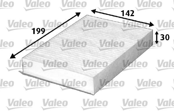 Filter, cabin air VALEO ESSENTIAL 715644