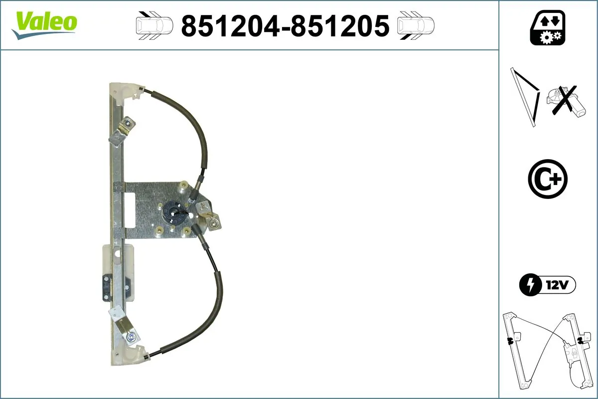 VALEO 851204 Window Regulator