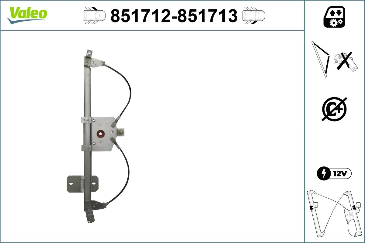 VALEO 851712 Window Regulator