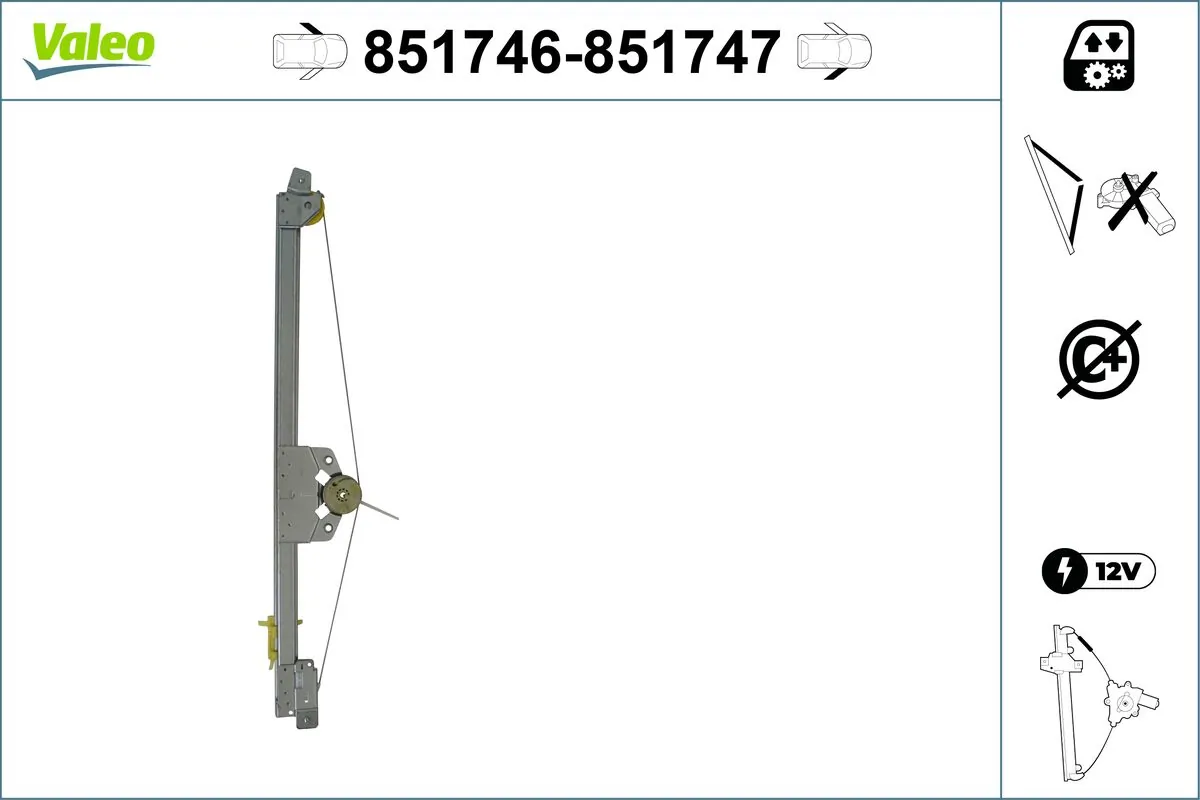 VALEO 851746 Window Regulator
