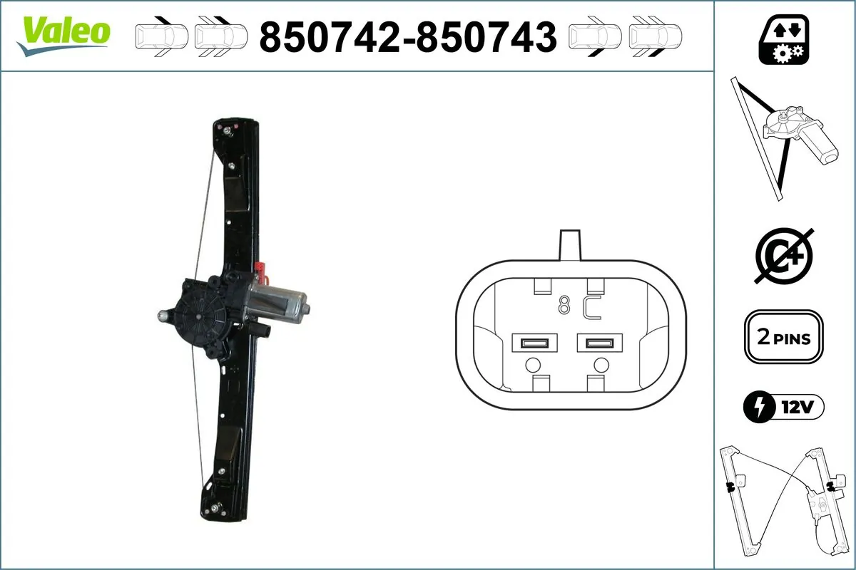 Window Regulator 850742