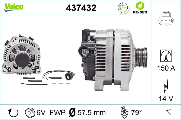 VALEO 437432 Alternator