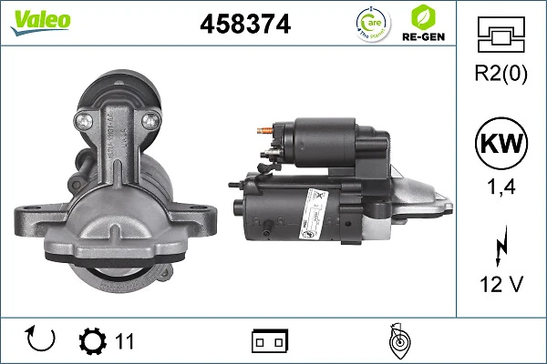 VALEO 458374 Starter