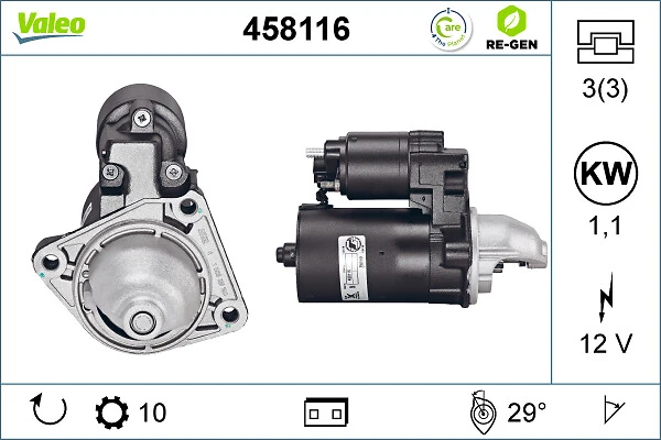 VALEO 458116 Starter