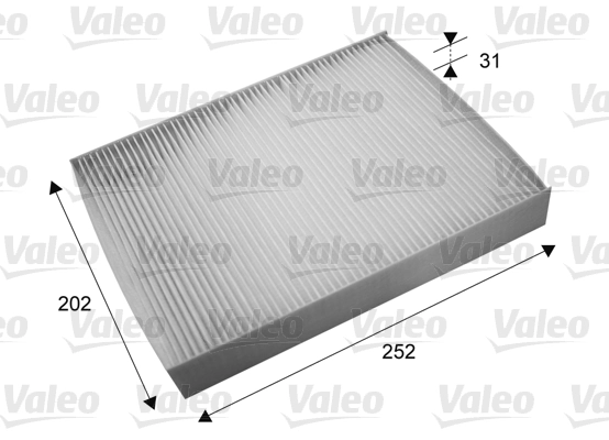 Filter, cabin air VALEO ESSENTIAL 715697