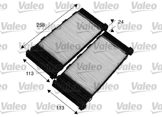 Filter, cabin air VALEO ESSENTIAL 715575