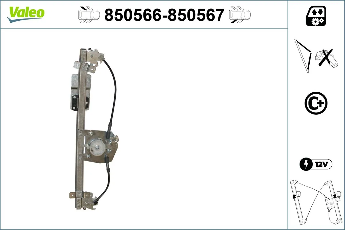VALEO 850566 Window Regulator