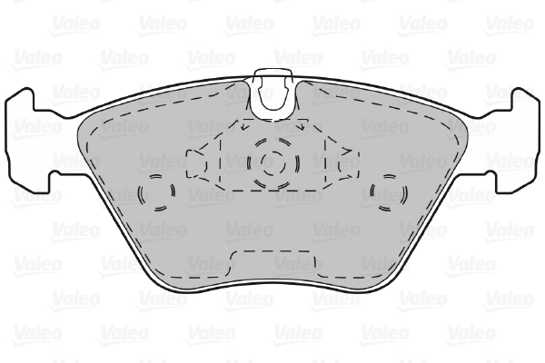 Brake Pad Set, disc brake 598310