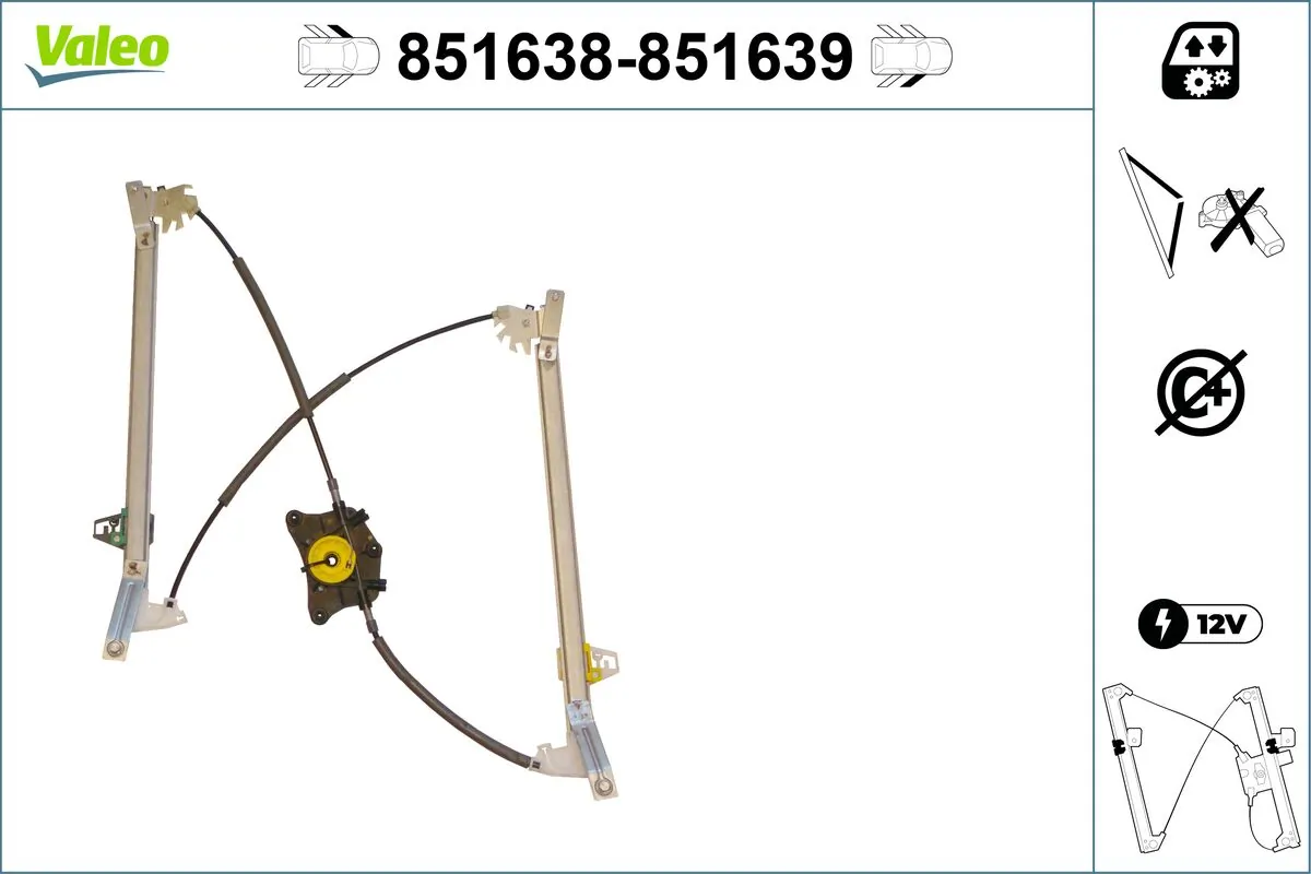 VALEO 851638 Window Regulator