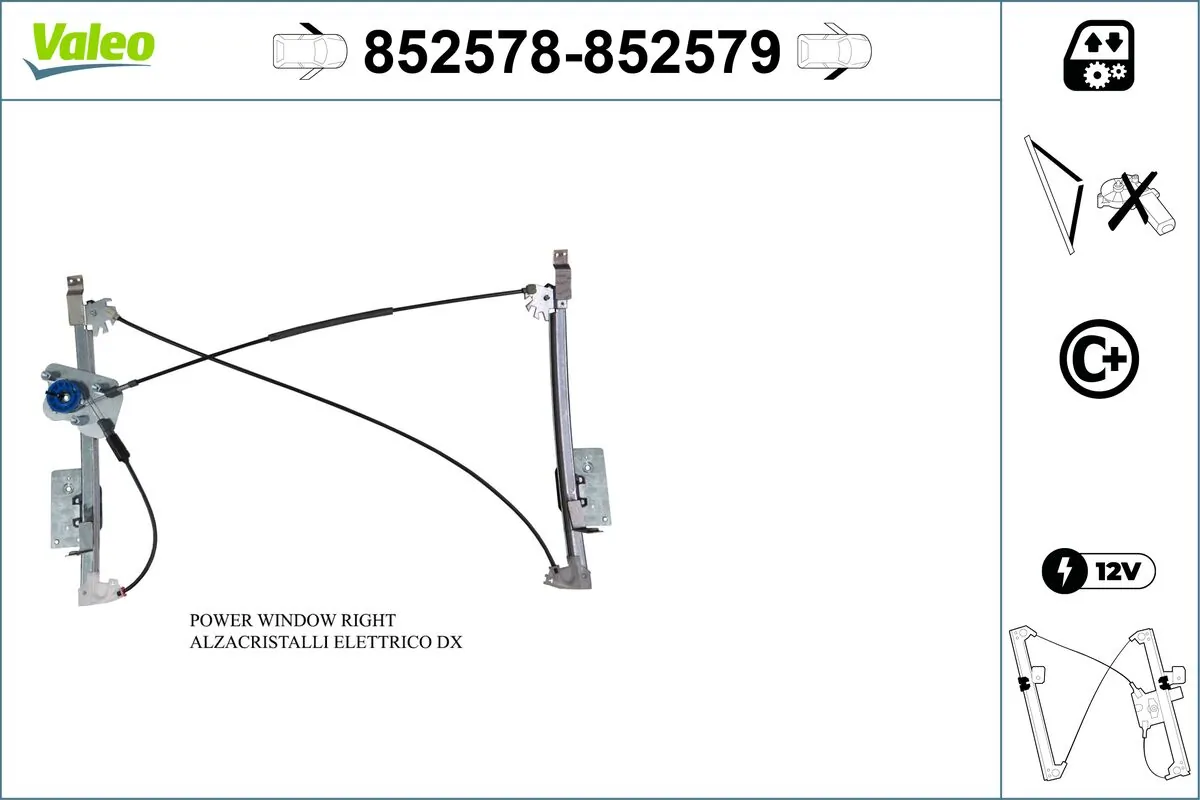 Window Regulator 852578