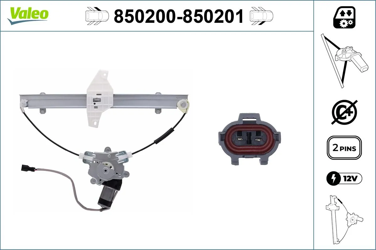 VALEO 850200 Window Regulator