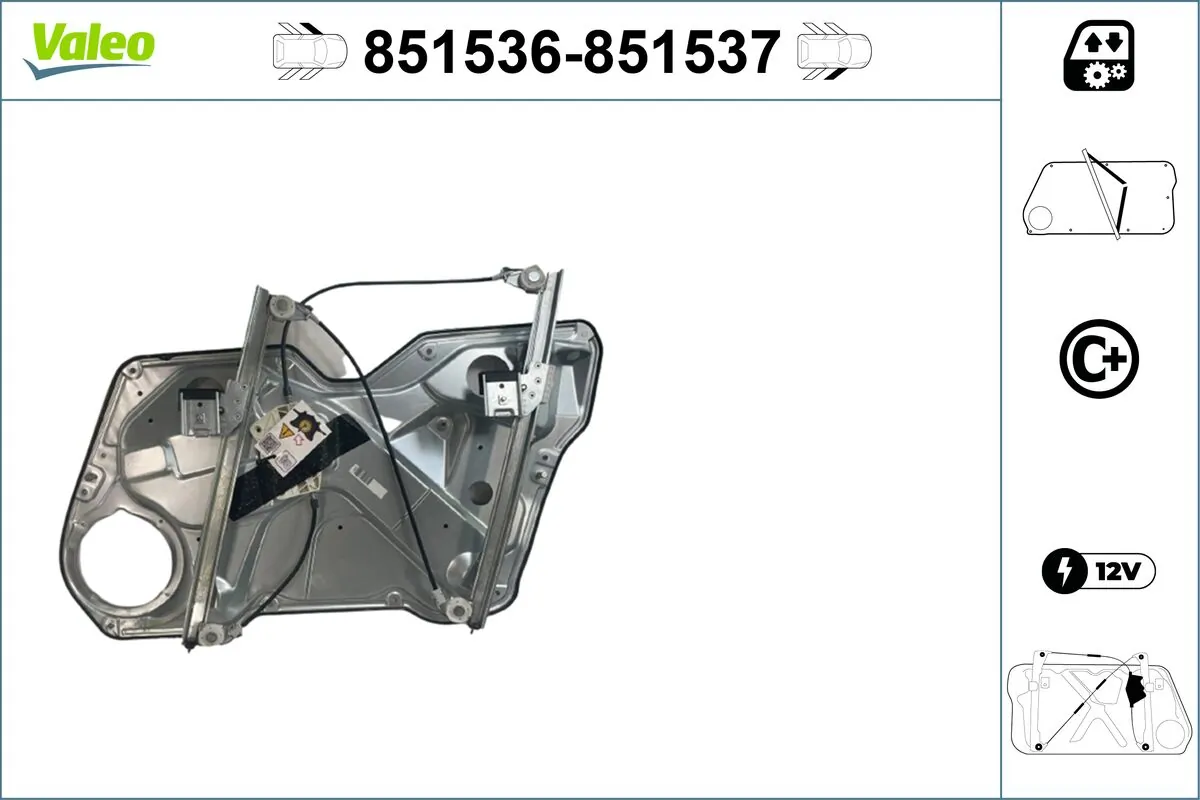 VALEO 851536 Window Regulator