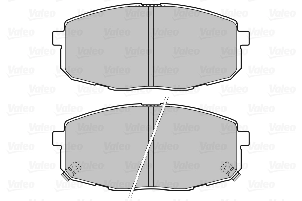 Brake Pad Set, disc brake 598842
