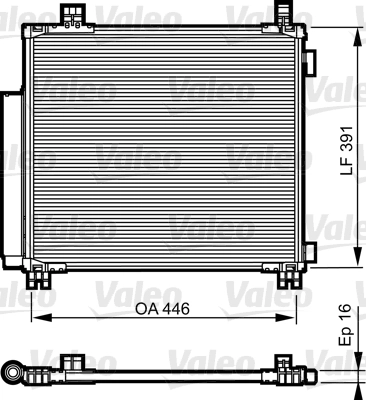 Condenser, air conditioning 814220