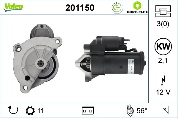 VALEO 201150 Starter