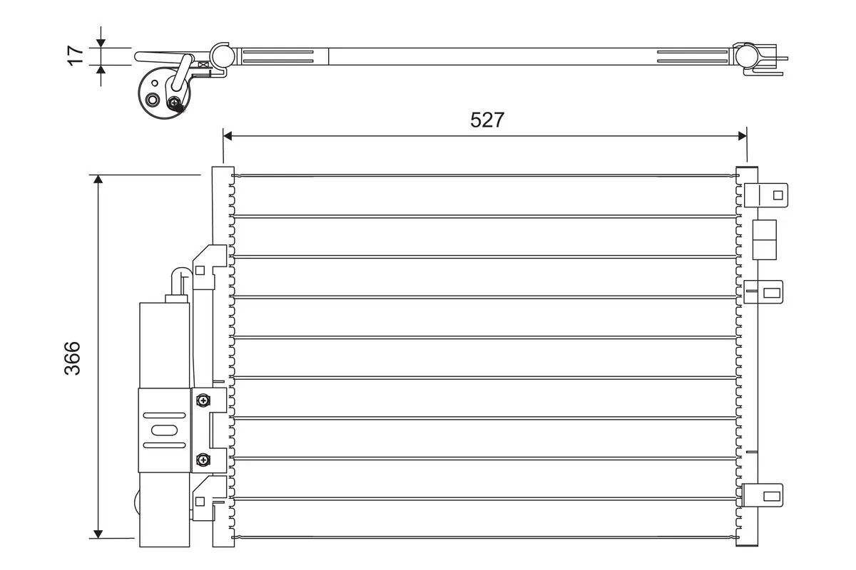 Condenser, air conditioning 817428