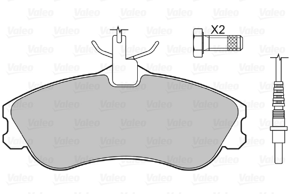 Brake Pad Set, disc brake 598398