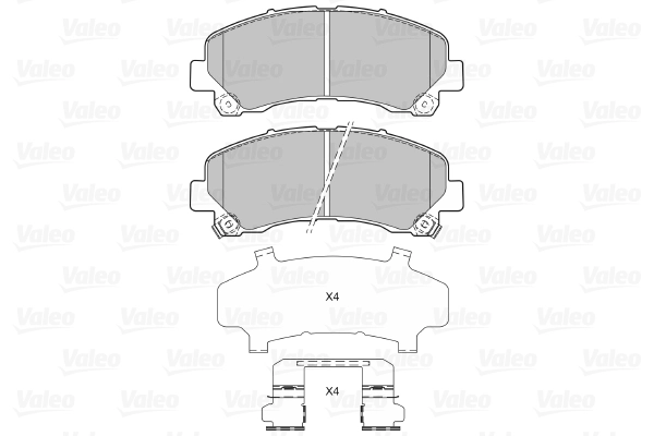 Brake Pad Set, disc brake 601332