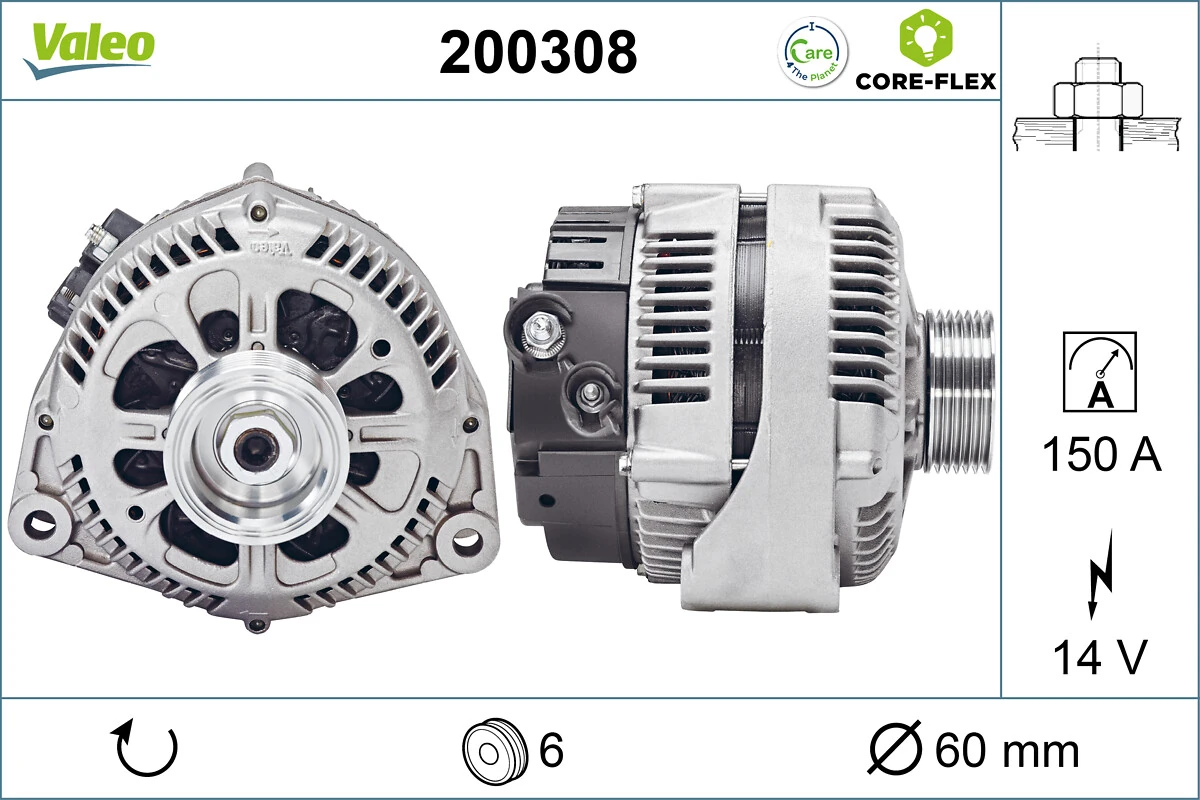 VALEO 200308 Alternator