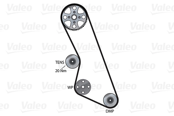 VALEO 614676 Water Pump & Timing Belt Kit