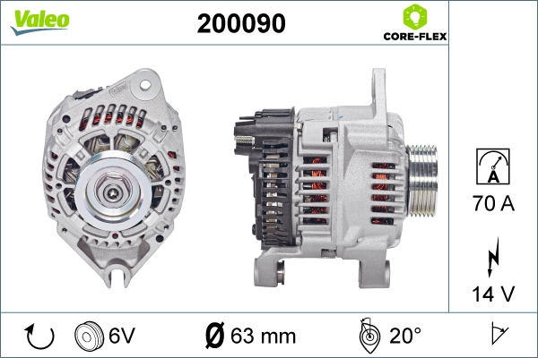VALEO 200090 Alternator