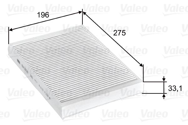 Filter, cabin air VALEO ESSENTIAL 715597