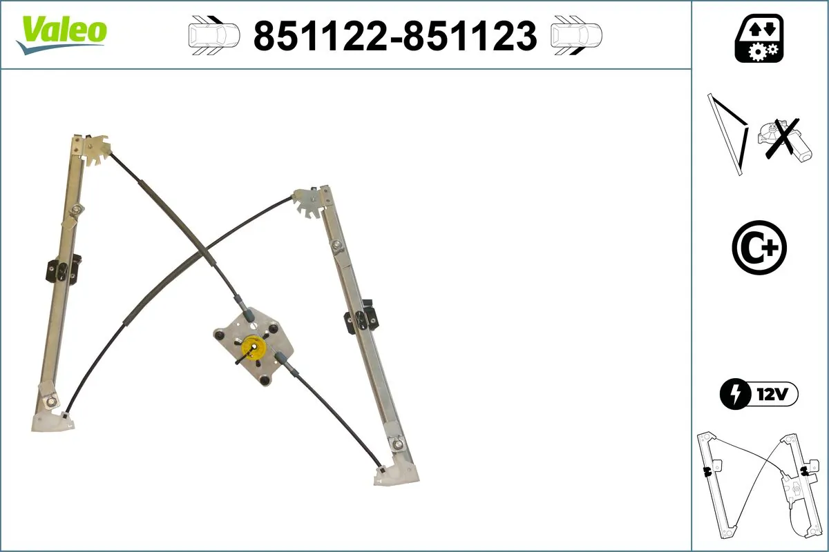 VALEO 851122 Window Regulator