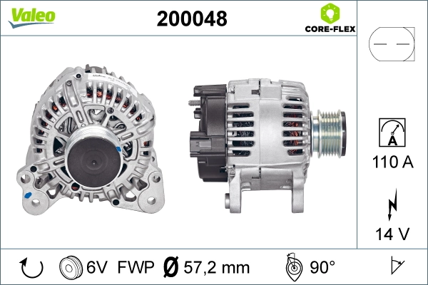 VALEO 200048 Alternator