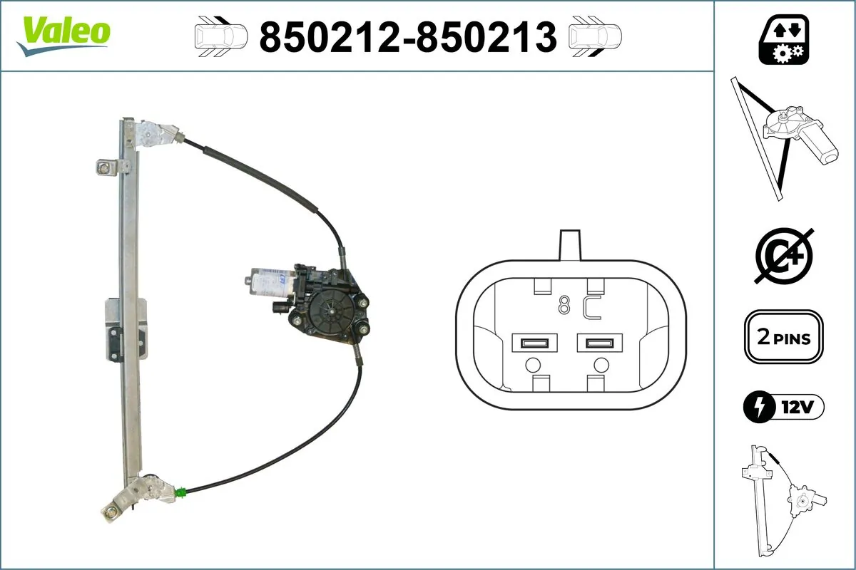 VALEO 850212 Window Regulator