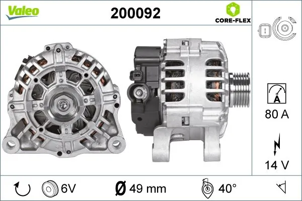 VALEO 200092 Alternator