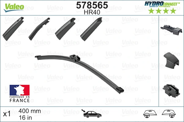 ريشة ماسحة HYDROCONNECT REAR 578565