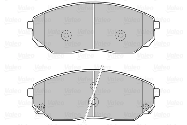 Brake Pad Set, disc brake 598654
