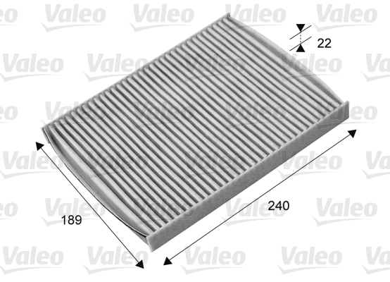 Filter, cabin air VALEO PROTECT 715661
