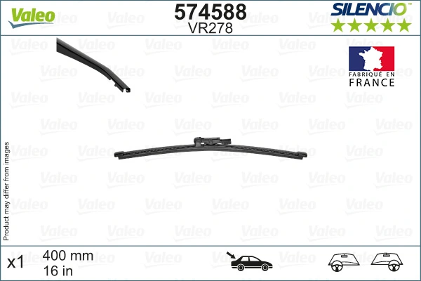 Wiper Blade SILENCIO REAR 574588