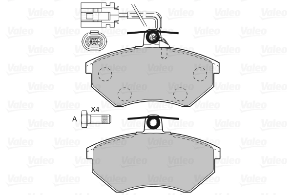 Brake Pad Set, disc brake 598484