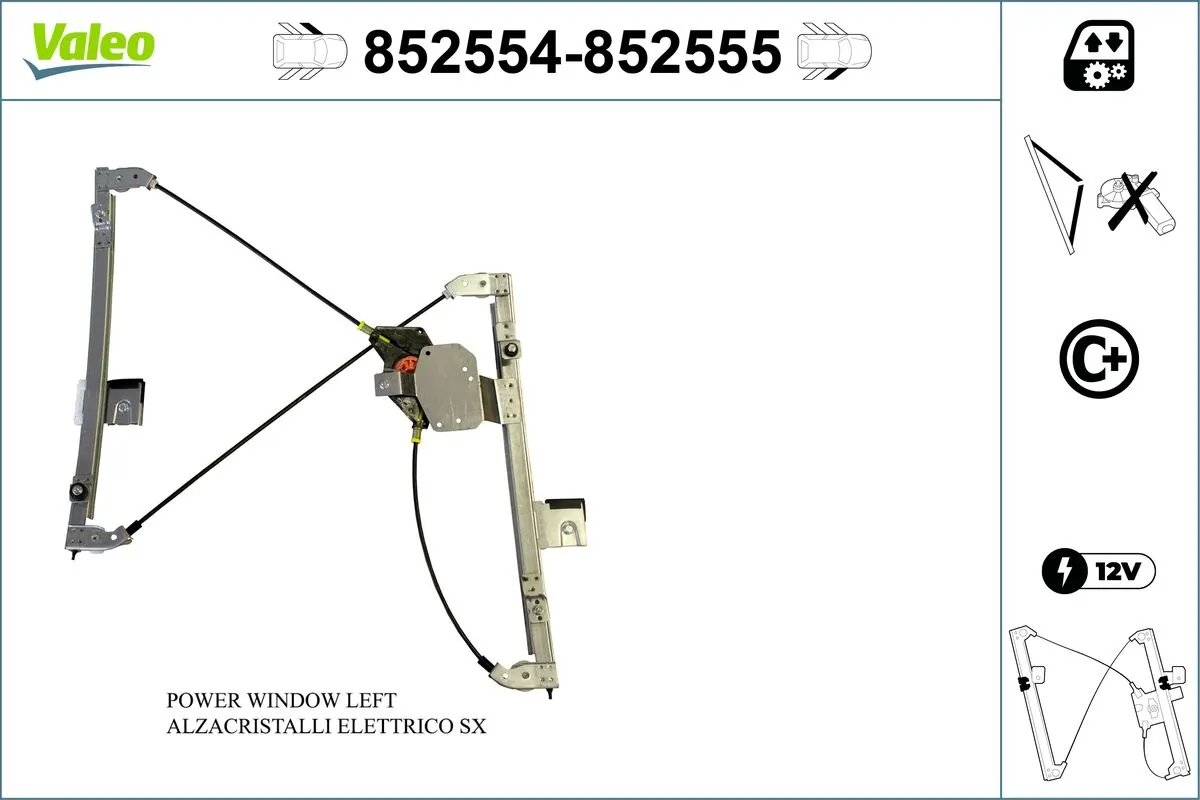 VALEO 852554 Window Regulator