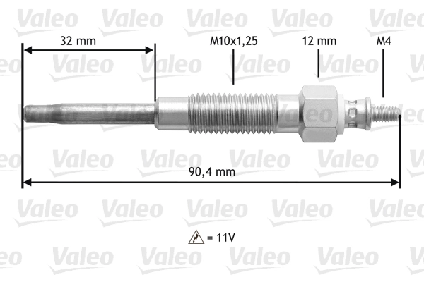 VALEO 345141 Glow Plug