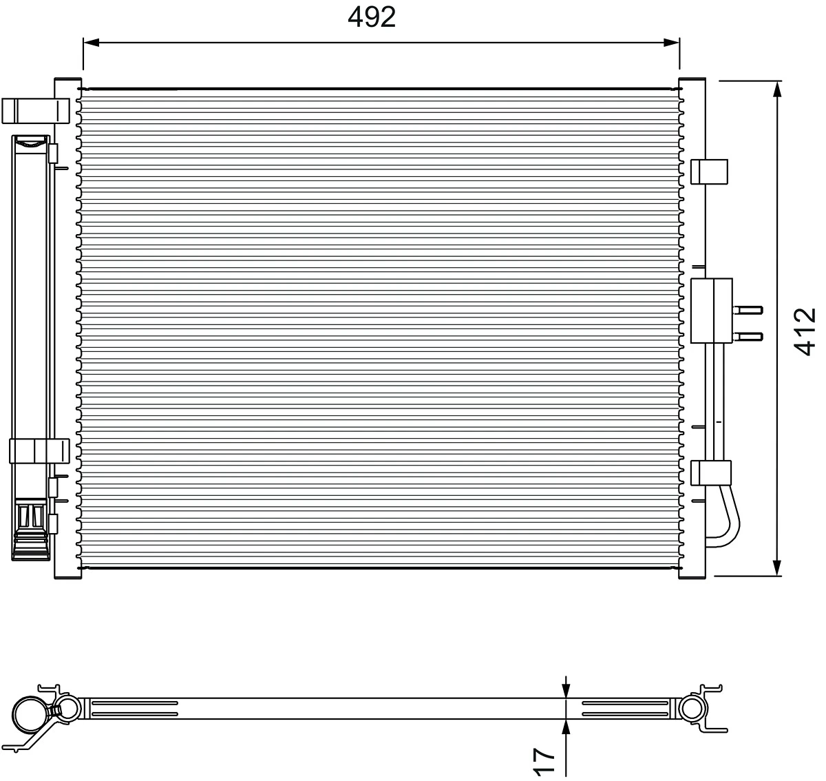 Condenser, air conditioning 814402