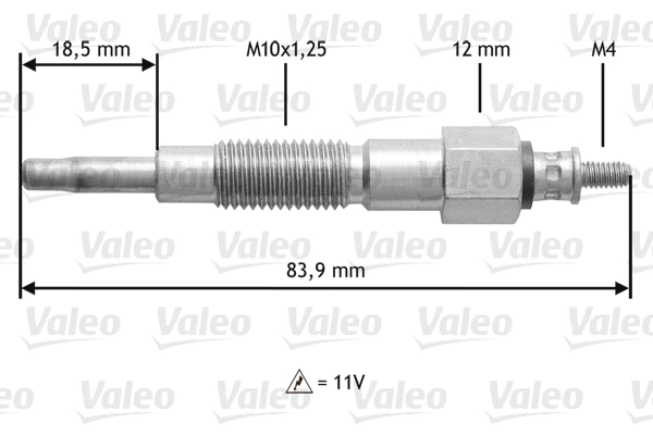 VALEO 345180 Glow Plug