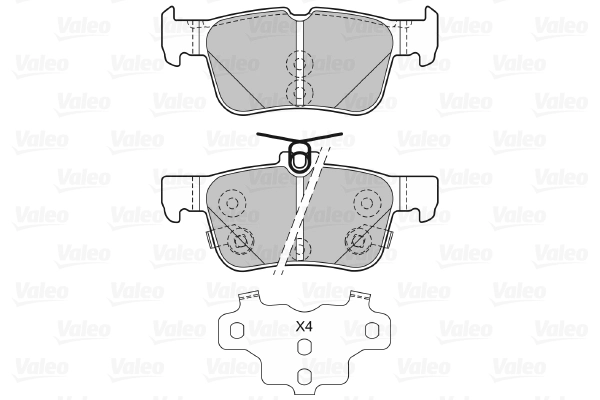 Brake Pad Set, disc brake 601479