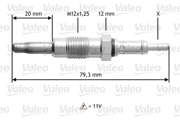 VALEO 345137 Glow Plug