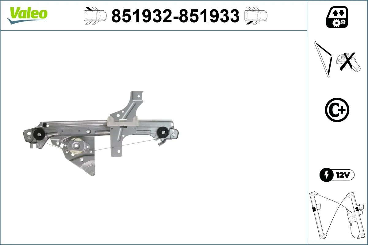 VALEO 851932 Window Regulator