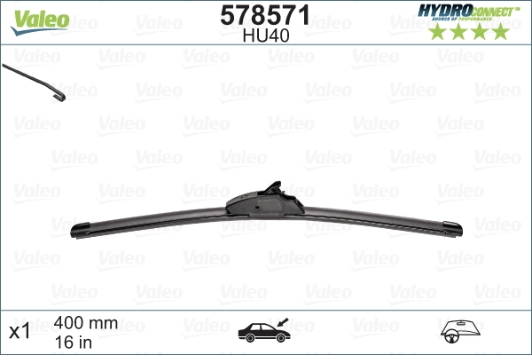 와이퍼 블레이드 HYDROCONNECT UPGRADE 578571